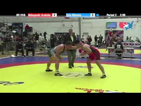120 KG Consolation R1 -  Nobuyoshi Arkida JPN vs Kyle Massey NYAC