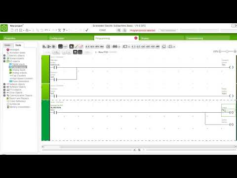Program Modicon M221 with Indicates the first controller cycle in RUN mode In SoMachine Basic