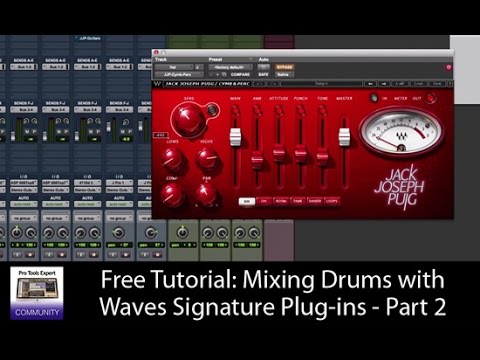 Free Tutorial: Mixing Drums with Waves Signature Plug-ins - Part 2