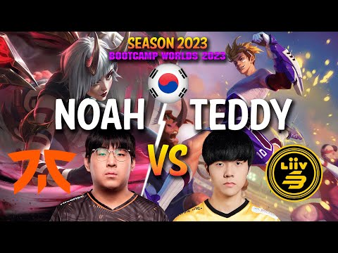 FNC Noah vs LSB Teddy - Noah KAI'SA vs Teddy EZREAL ADC - Patch 13.20 KR Ranked