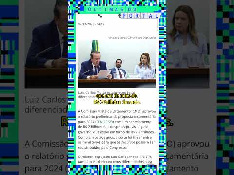 Orçamento de 2024: relatório preliminar é aprovado - 08/12/23 #shorts