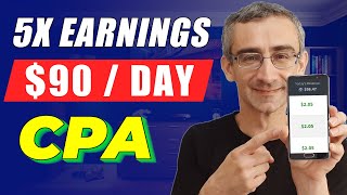 $100 / DAY With Huge Free Traffic Source | CPA Marketing For Beginners (Step By Step Tutorial) thumbnail