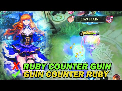 GUINEVERE VS RUBY IN EXP LANE, WHO WILL WIN ? - GUINEVERE GAMEPLAY SEASON 27 - MLBB