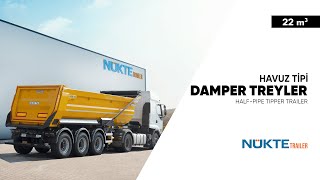 New N&uuml;kte Trailer 22m3 Half-Pipe Tipper Semi-Trailer | Image 6 - Autoline