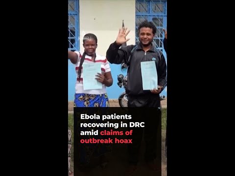 Ebola patients recover in DRC amid claims of outbreak hoax