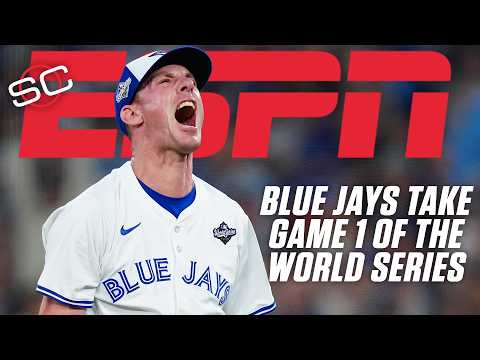FULL REACTION: Blue Jays DOMINATE Dodgers in World Series Game 1 ⚾️ | SportsCenter
