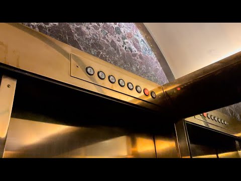 Gorgeous Montgomery A-Series Traction Elevators- Beresford Arms Hotel- San Francisco, CA