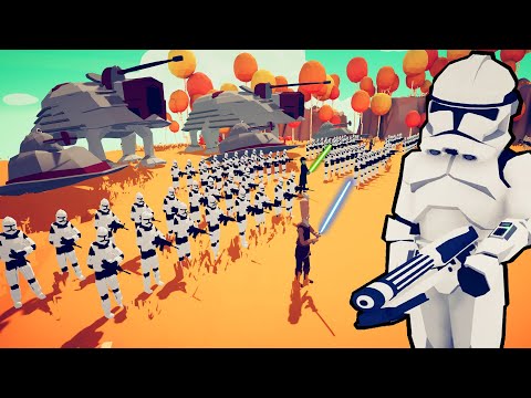 LARGEST Clone GEONOSIS Invasion EVER! - TABS: Star Wars Clone Wars Mod