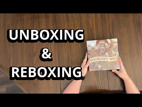 Hadrian's Wall - Unboxing & Reboxing - What's in the Box?