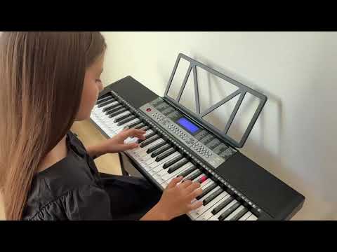 MUSTAR MEKS-800, LCD, 61 Key Piano Keyboard with Lighted Up Keys