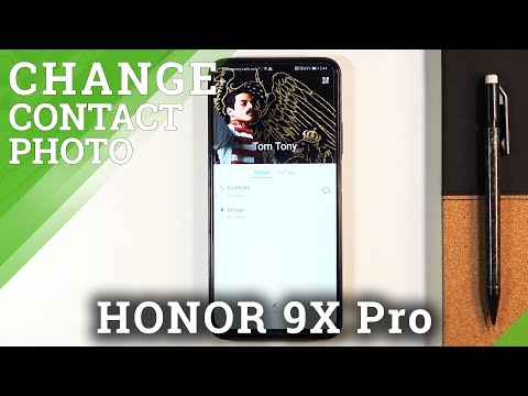 How to Add Photo to Contact in HUAWEI Honor 9x Pro – Customize Contact List
