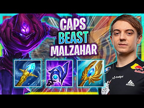 CAPS IS A BEAST WITH MALZAHAR! | G2 Caps Plays Malzahar Mid vs Karthus! | Season 2023