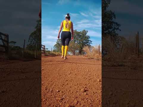 Caminhada sertaneja Comunidade Santa Rita município Vianópolis Goiás Brasil