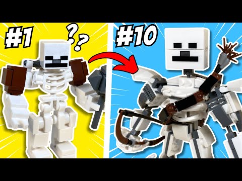 Every FAKE LEGO Minecraft Skeleton!