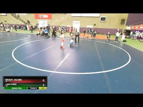53 Lbs Semifinal - Brady Jacobs, MI Vs Liam King, MO B996