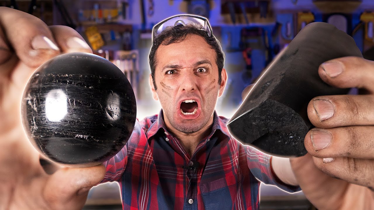 Fizemos a BOLA PERFEITA de CARVÃO