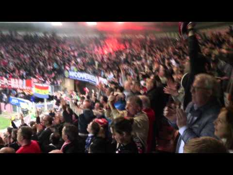 Sparta Rotterdam - Jong Ajax 11-4-2016 3-1 3e goal Sherjill MacDonald vanaf Kasteeltribune