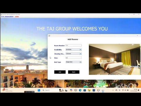 Hotel Management System Project Using Java Swing Awt With Database Java Project Programming