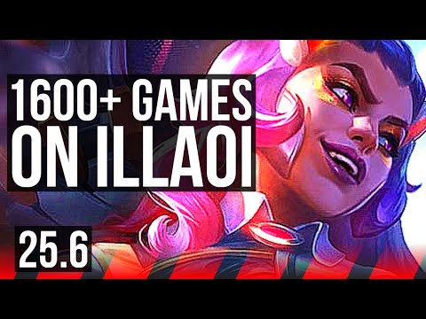 ILLAOI vs KLED (TOP) | 1600+ games | KR Master | 25.6