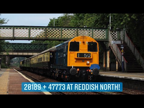VT 20189 TnT 47773 coast through Reddish North with a private charter! - 14/05/22