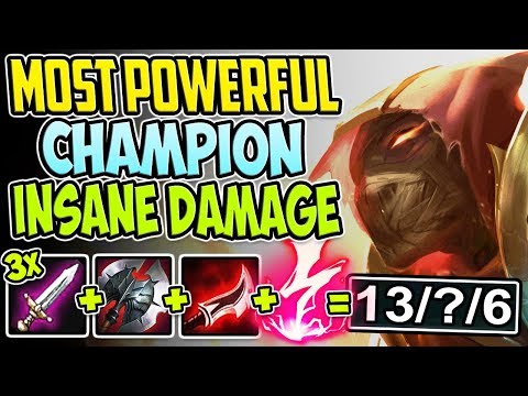 MOST POWERFUL CHAMPION | INSANE DAMAGE PYKE TOP | AD Pyke TOP Lane S8 Gameplay League of Legends