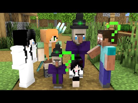 Baby Witch and Herobrine Become Heroes - Sad Story - Minecraft Animation