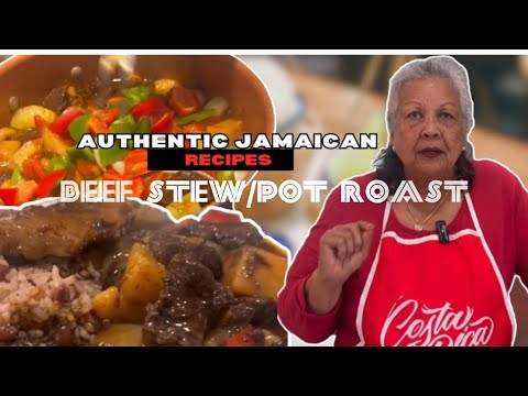 Authentic Jamaican Rice and Peas| Beef Stew Recipe