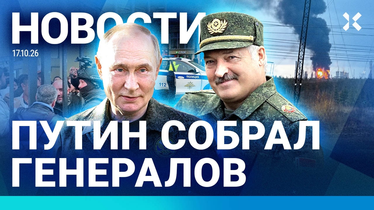 ⚡️НОВОСТИ | ПУТИН СОБРАЛ ГЕНЕРАЛОВ | ОБЛАВА НА МИГРАНТОВ | ЛУКАШЕНКО ВСТУПИЛ