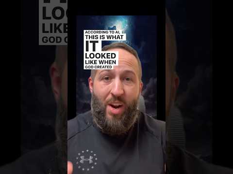 AI Generates When GOD Created The Earth🤖🤯#shorts #christian #jesus #god #ai