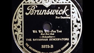 King Oliver as the Savannah Syncopators: Wa Wa Wa 1926