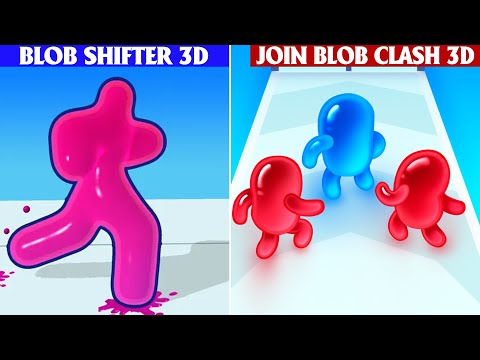 Blob Shifter 3D vs Join Blob Clash 3D game All Level New Update - Review Level Game