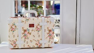 COTRUNKAGE     ❤️ Small Floral Carry on  Suitcase - Review     ✅