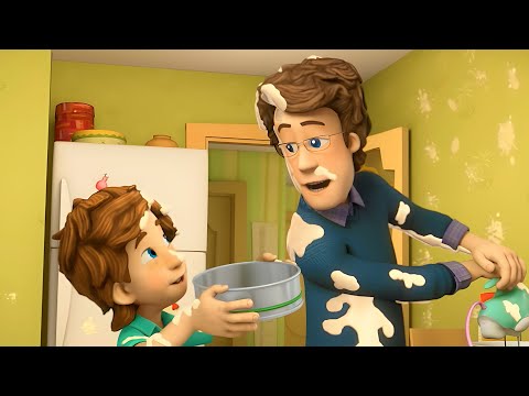 Tom Thomas and Dad's COOKING DISASTER! 👨‍🍳 | The Fixies - Kingdom Kids Zone, Little Learners - The Fixies