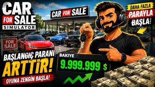 Car For Sale'da Başlangıç Paranı Arttır! 💰 Oyuna Çok Daha Fazla Parayl