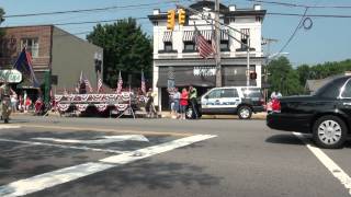 preview picture of video 'Morris Plains Unmarked Police Car and Color Guards Leading Memorial Day Parade'