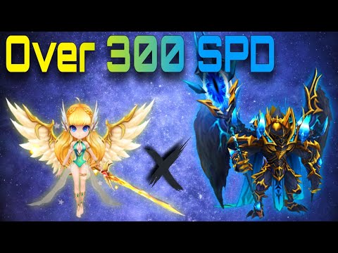 Over 300 SPD Katarina X Qebeh NUKE Comp! [CRAZY] - Summoners War