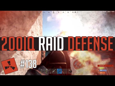 200 IQ Solo RAID Defense! (Rust Highlights #138)