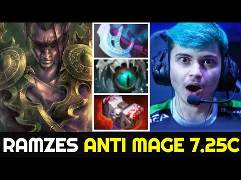 RAMZES Anti Mage - Super Monster Unleashed No Mercy Unkillable Game 7.25 Dota 2