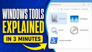 Windows Tools Explained in 3 Minutes | Windows 11 Beginner Guide