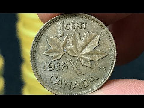 1938 Canada 1 Cent Coin • Values, Information, Mintage, History, and More