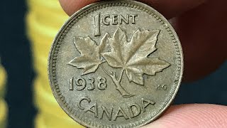 1938 Canada 1 Cent Coin • Values, Information, Mintage, History, and More