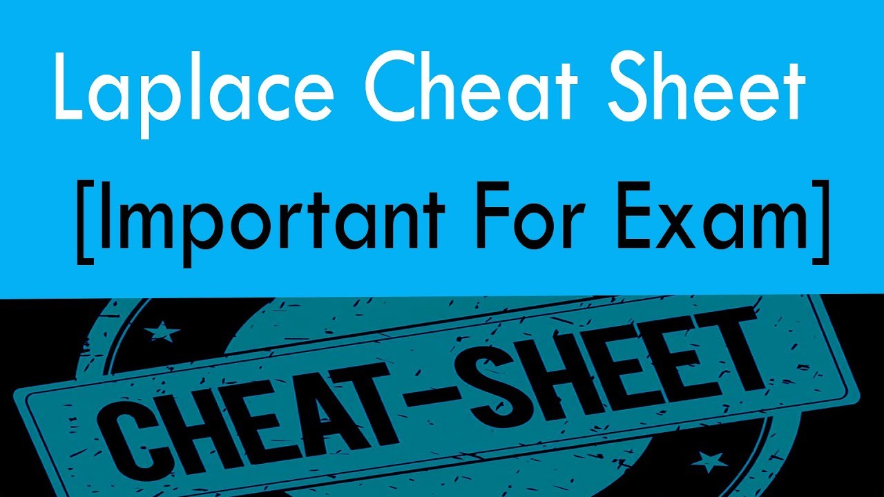 Laplace Cheat Sheet | OFW