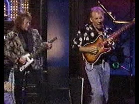 Larry Carlton with Rick Derringer Feb. 1988 late night TV performance