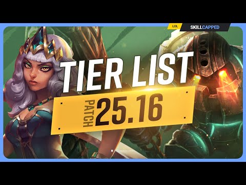 NEW TIER LIST for PATCH 25.16 - OFF META JUNGLE BUFFS! - League of Legends