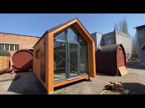 Готовый мини барн хаус 5,0х3,0х3,0м под ключ от производителя Thermowood Production - фото 1 - id-p1571799605