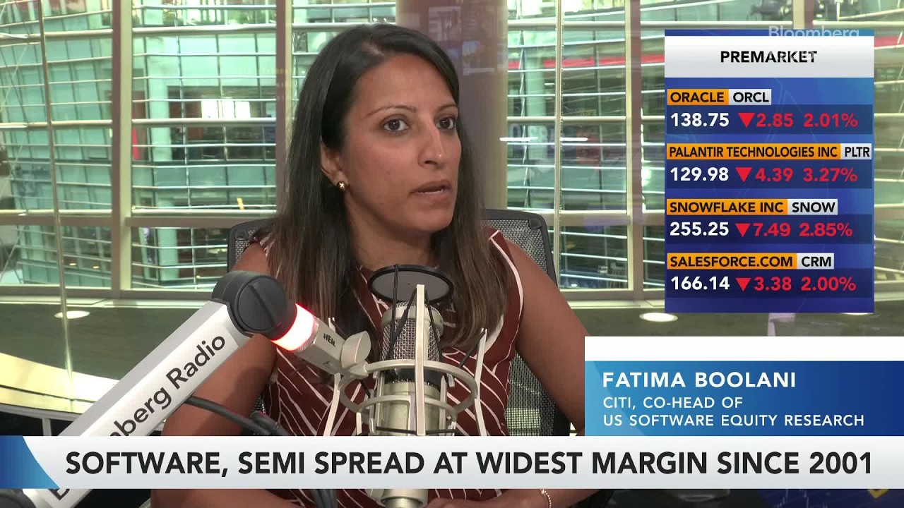 Infrastructure Software is 'Place to Be' Amid AI Trade, Says Fatima Boolani - Bloomberg Podcast