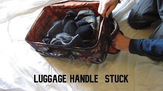 Fix Luggage Handle That Is Stuck