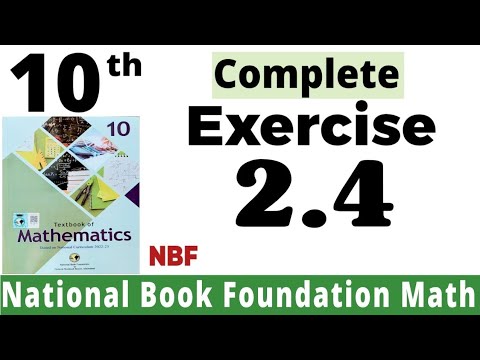 Class 10 Maths Chapter 2 Exercise 2.4 | Ex 2.4 Class 10 | 2.4 Maths Class 10 | NBF | Fazal Academy