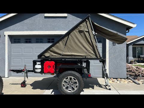 First look At Inspired Overland’s Best Budget Lightweight Clamshell Roof Top Tent - Version 2.0