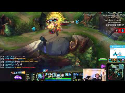 Rengar outplays himselft vs Bard on Meteos stream